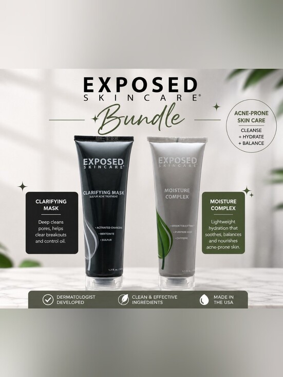 Other - Clarifying Mask & Moisture Complex Bundle — Black & Gray